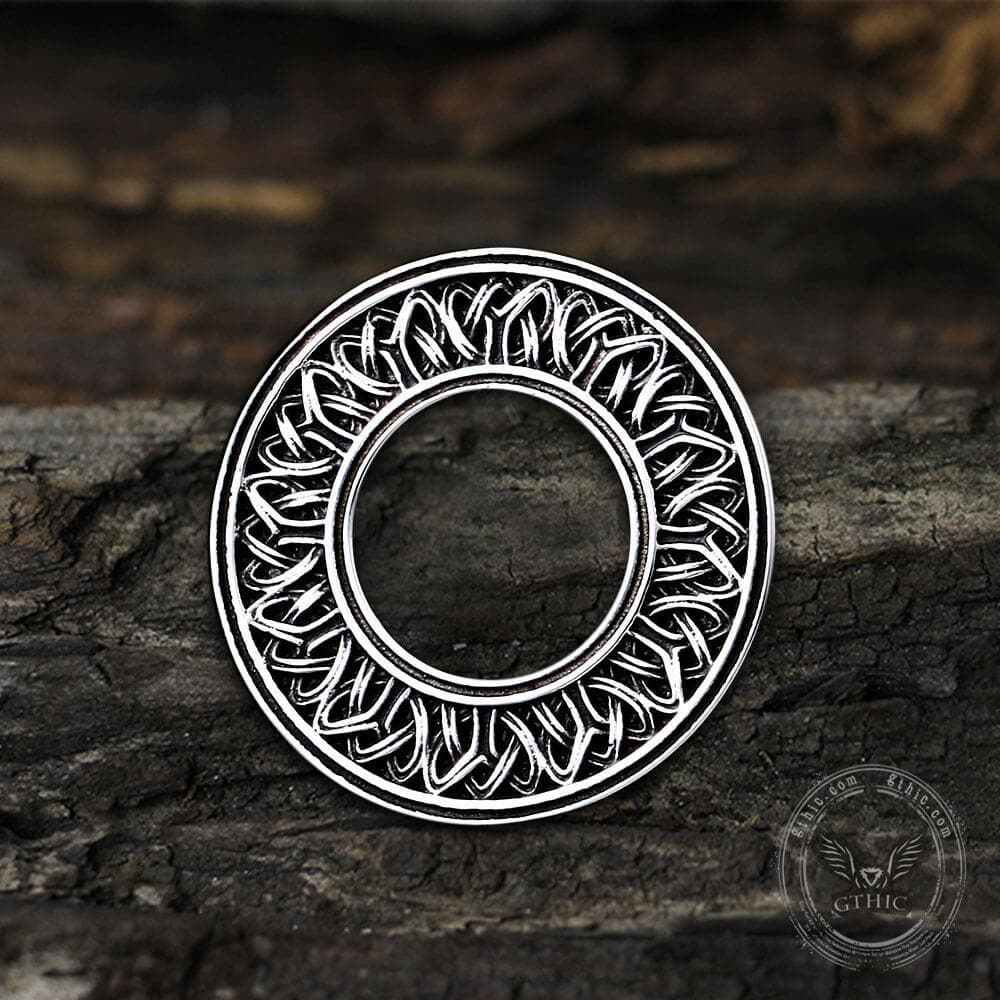 Viking Runes Pendant in Stainless Steel