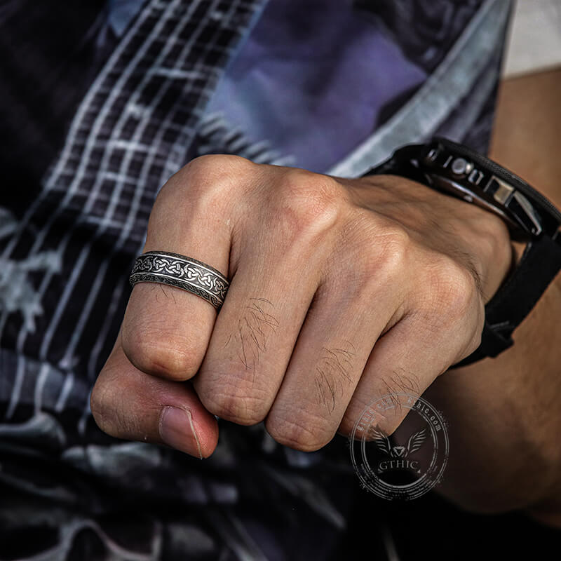 Viking Symbol Ring in Stainless Steel