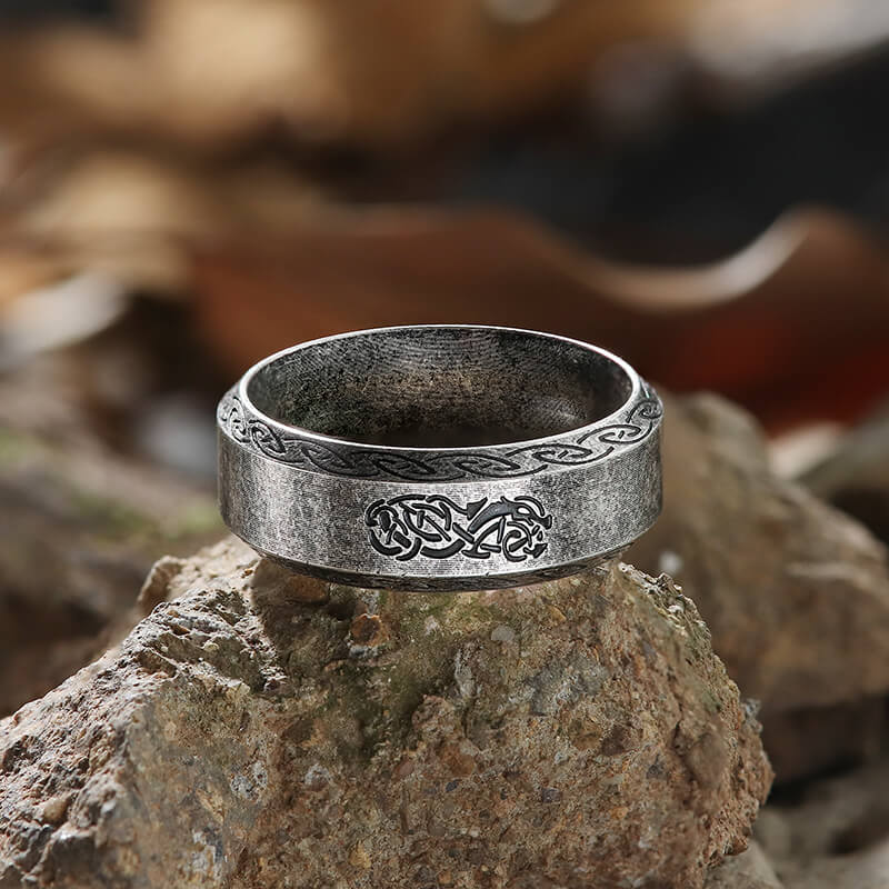 Viking Symbol Ring in Stainless Steel