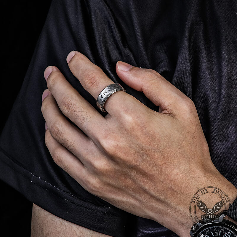 Viking Symbol Ring in Stainless Steel