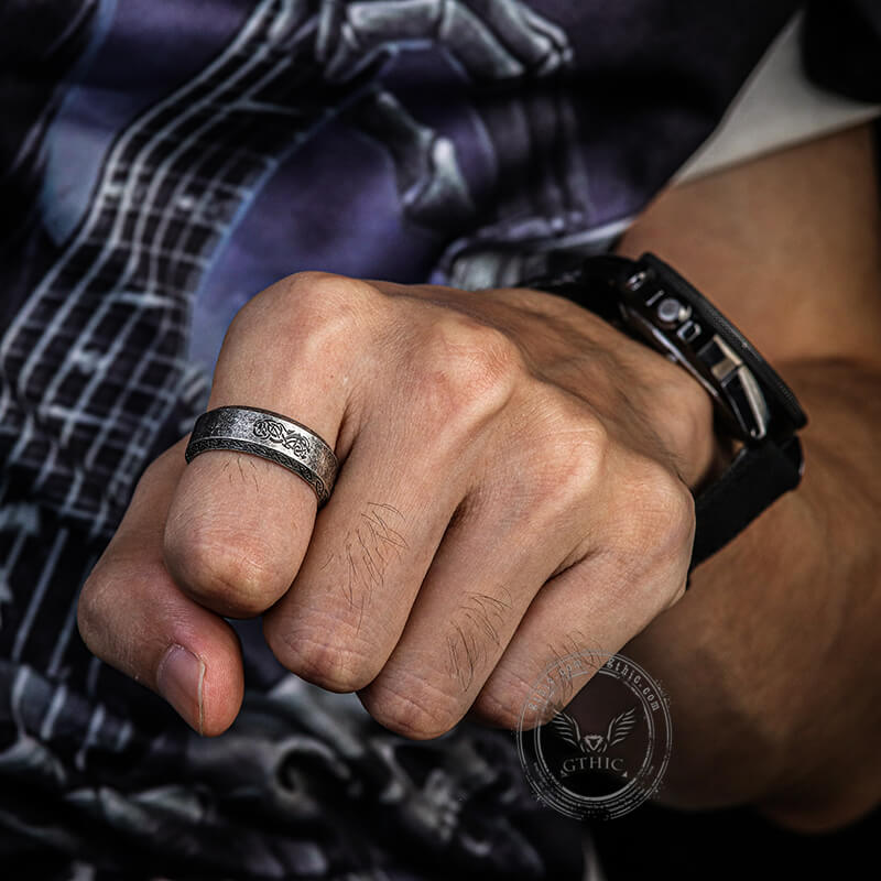 Viking Symbol Ring in Stainless Steel