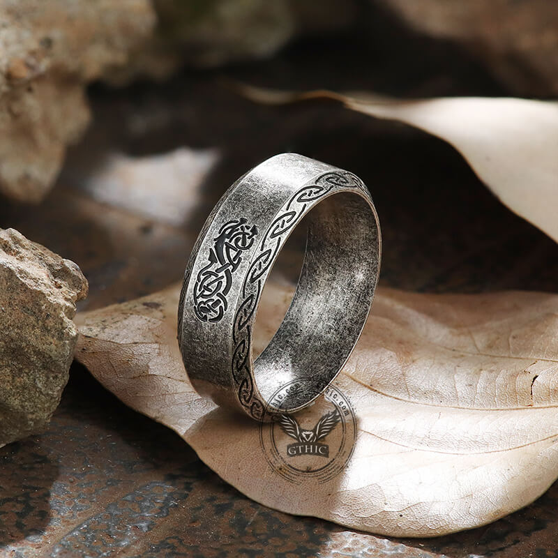 Viking Symbol Ring in Stainless Steel