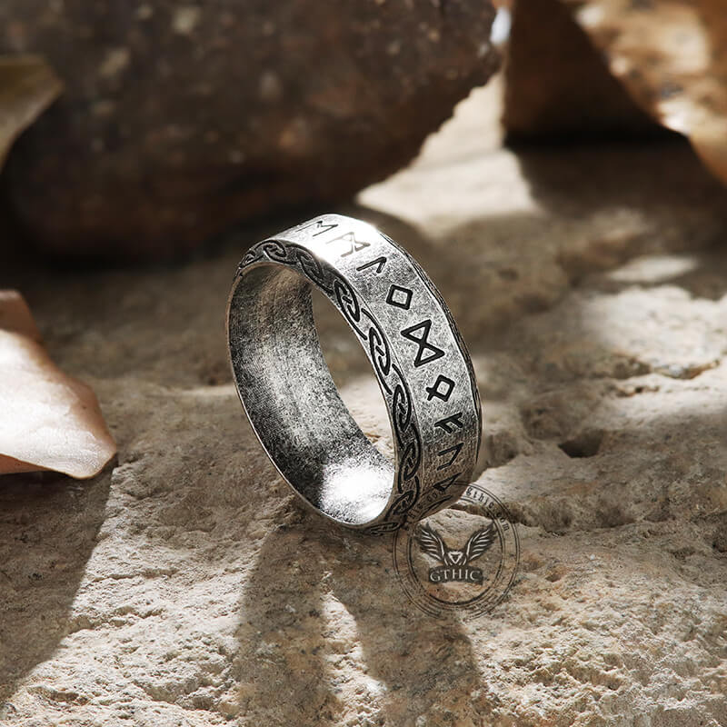 Viking Symbol Ring in Stainless Steel