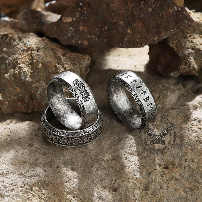 Viking Symbol Ring in Stainless Steel