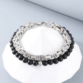 Vintage Beads Imperial Chain Bracelet in Stainless Steel
