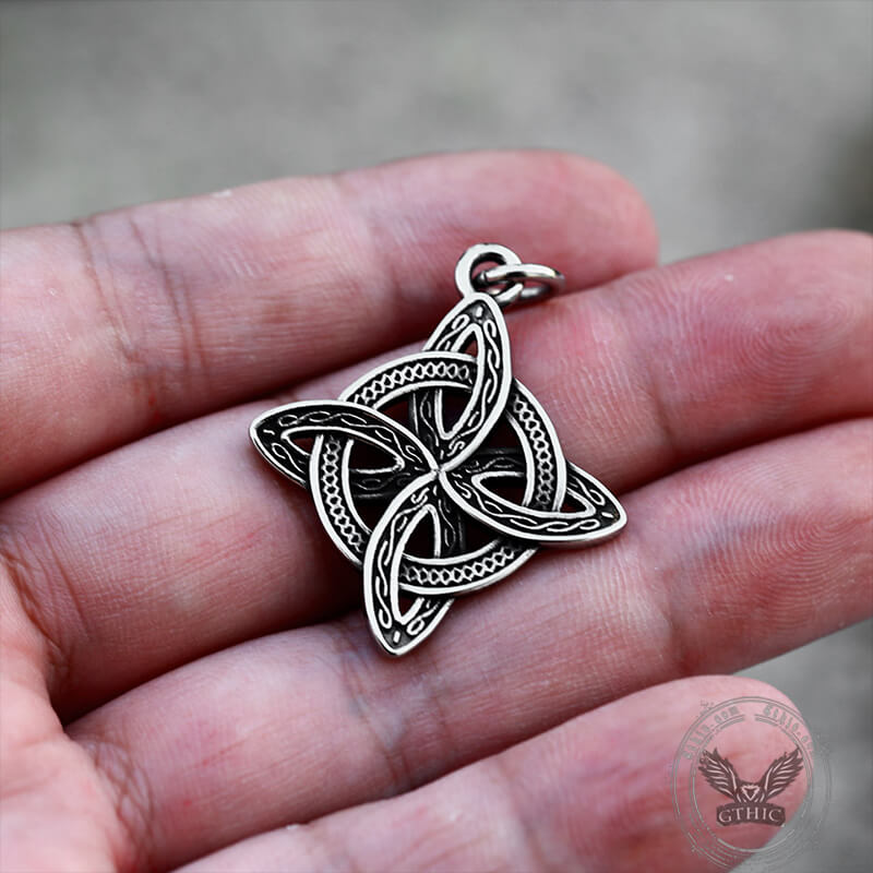 Vintage Celtic Knot Pendant in Stainless Steel