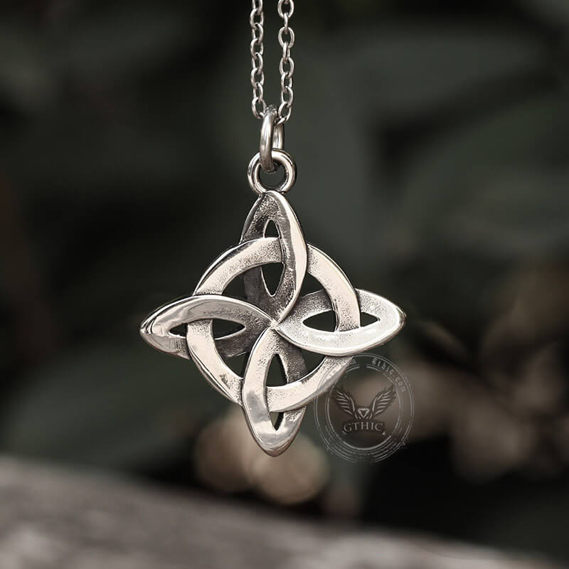 Vintage Celtic Knot Pendant in Stainless Steel