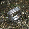 Vintage Celtic Knot Ring in Stainless Steel