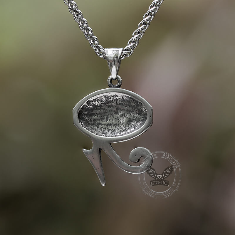 Vintage Eye of Ra Pendant in Stainless Steel