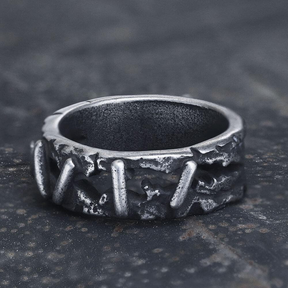 Vintage Frankenstein Flesh Ring in Stainless Steel