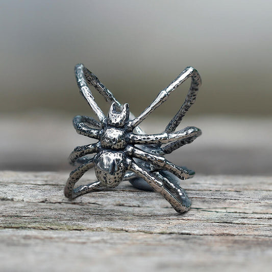 Vintage Spider Ring in Stainless Steel