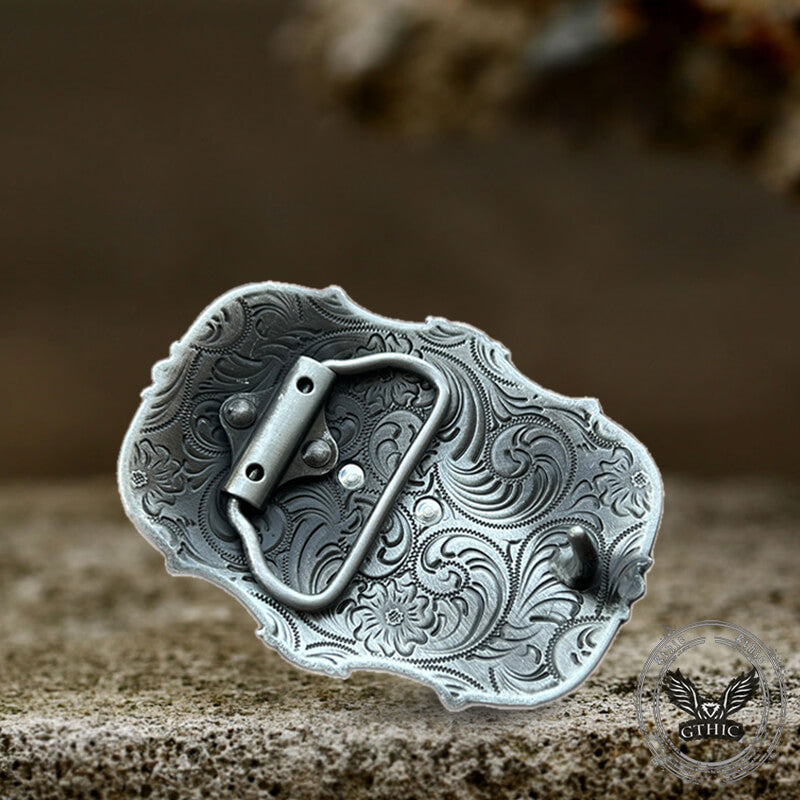 Vintage Western Style Mustang Zinc Alloy Belt Buckle