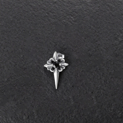 Vintage Zircon Polaris Earrings in Sterling Silver