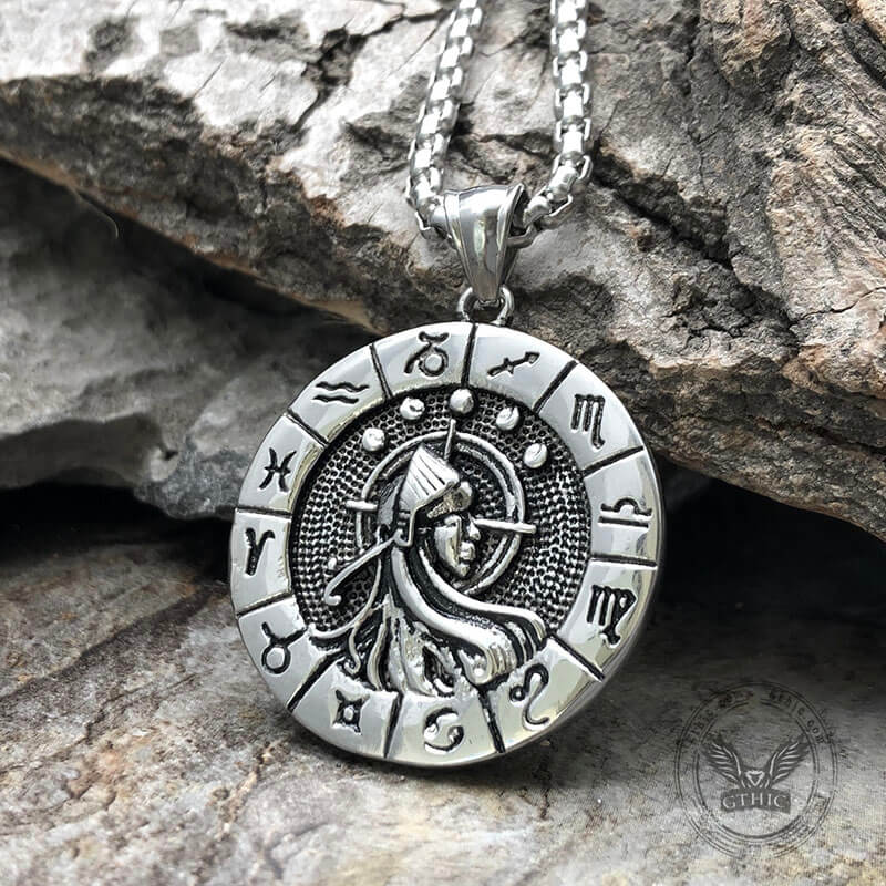 Virgo Pendant in Stainless Steel