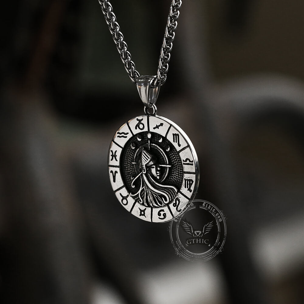 Virgo Pendant in Stainless Steel