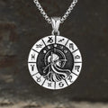 Virgo Pendant in Stainless Steel