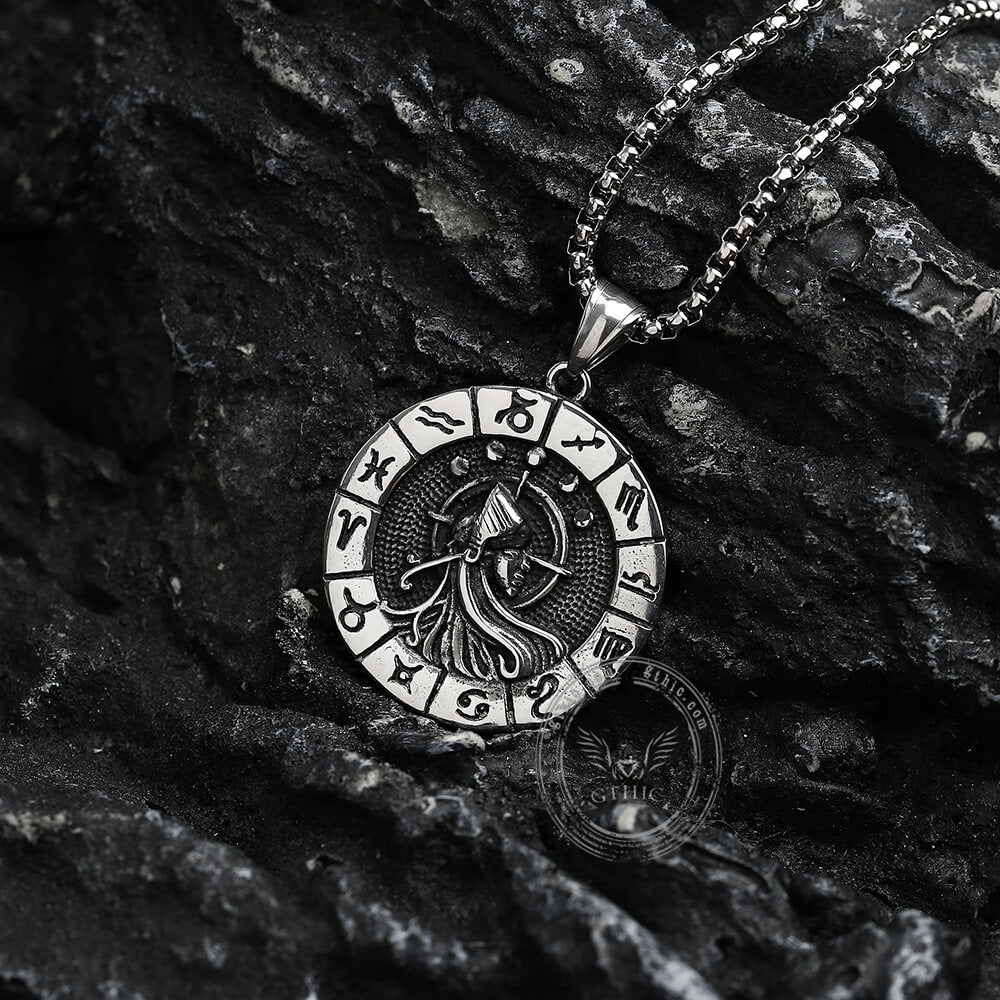 Virgo Pendant in Stainless Steel