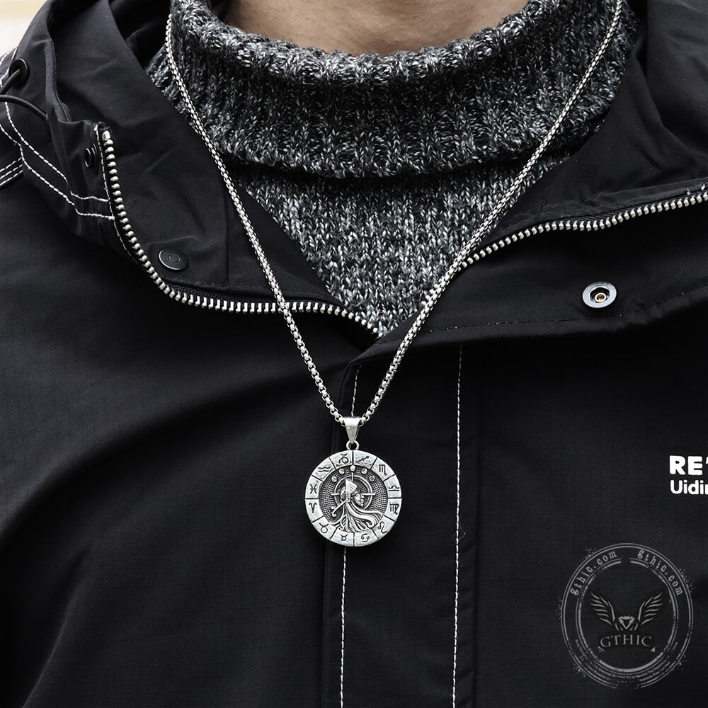 Virgo Pendant in Stainless Steel
