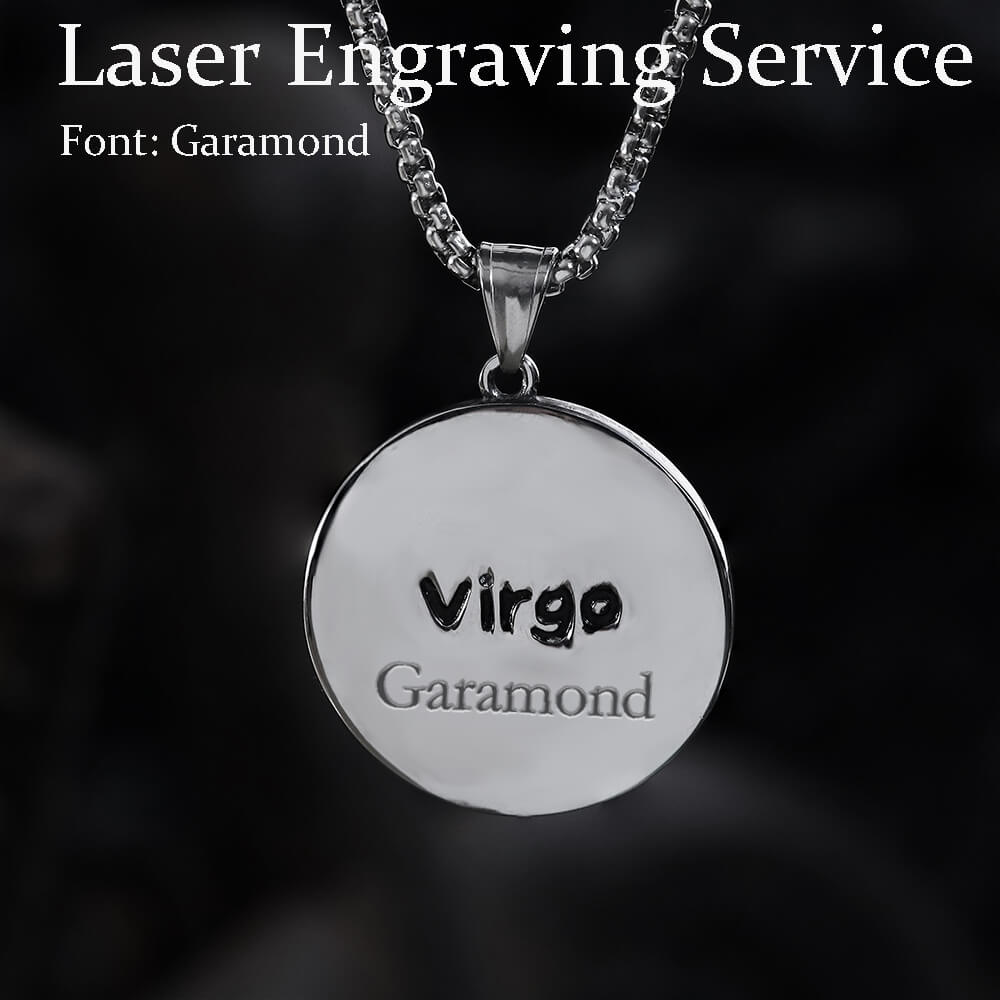 Virgo Pendant in Stainless Steel