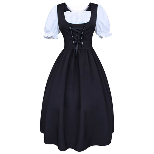 Women's Medieval Lace Up Costume Dress