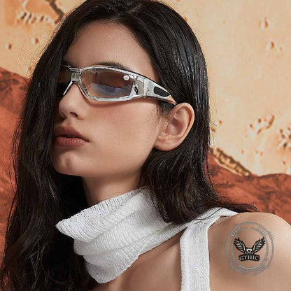 Y2K Future Style Large Frame Trendy Sunglasses