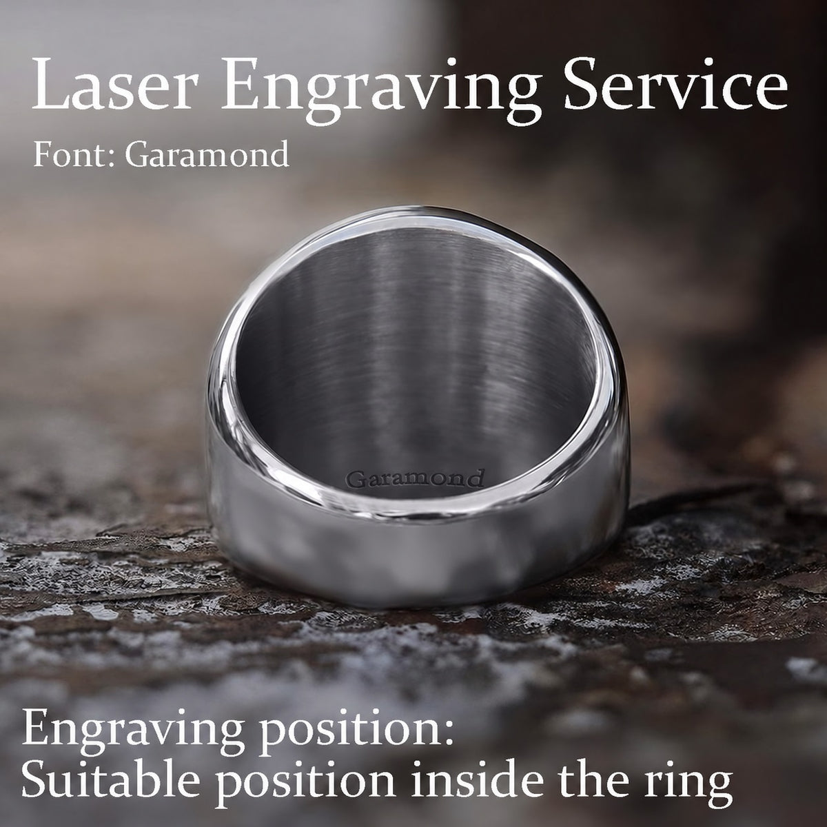 Yggdrasil Viking Signet Ring in Stainless Steel