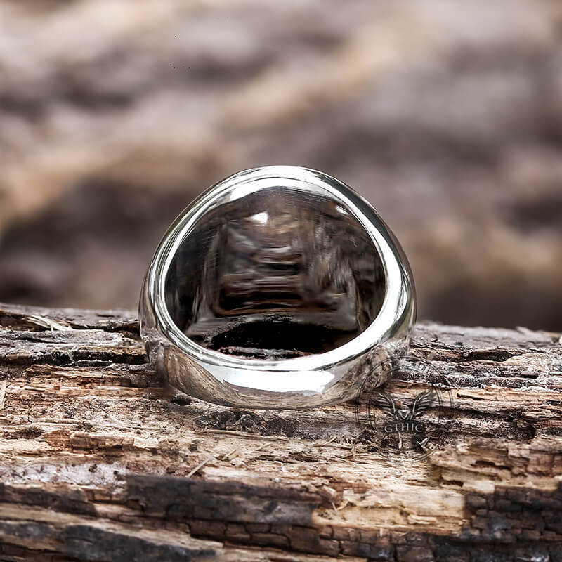 Zodiac Signs Symbol Ring in Stainless Steel